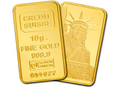 Lingotes de Oro Credit Suisse