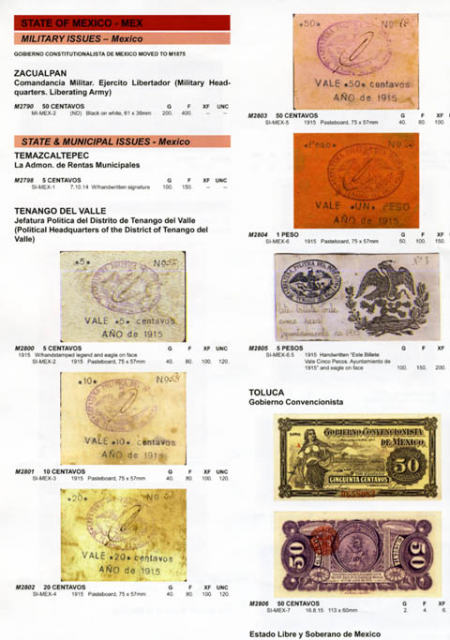 Mexican Paper Money Edición 2010.
