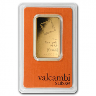Lingotes de Oro Valcambi (Suiza)