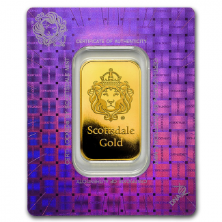 Lingotes de Oro Scottsdale Mint (USA - SUIZA)