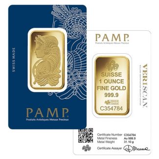 Lingotes de Oro PAMP Suisse