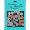 Colección 25 monedas de 25 países Europa, nuevas.