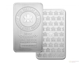 Lingotes de Plata Royal Canadian Mint