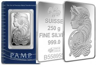 Lingotes de Plata PAMP Suisse