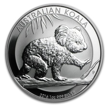 Koala 2016 1 onza Plata Pura .999