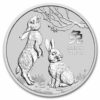 2023 Año del Conejo 1 oz. Plata .9999 en cápsula original.