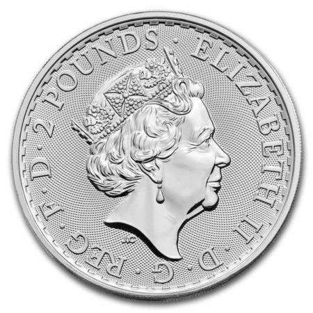 Britannia 2022 1 onza plata pura .999 - Image 2