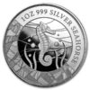 Samoa 2018 Caballito de Mar 1 oz plata .999
