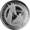 Guinea Ecuatorial 2021 Jirafa 1 oz plata .999