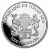 República de Chad 2022 Cebra Mandala 1 oz. plata pura .999 - Image 2
