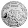 Congo 2022 Parasaurolophus 1 oz. plata pura .999