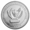 Congo 2022 Parasaurolophus 1 oz. plata pura .999 - Image 2